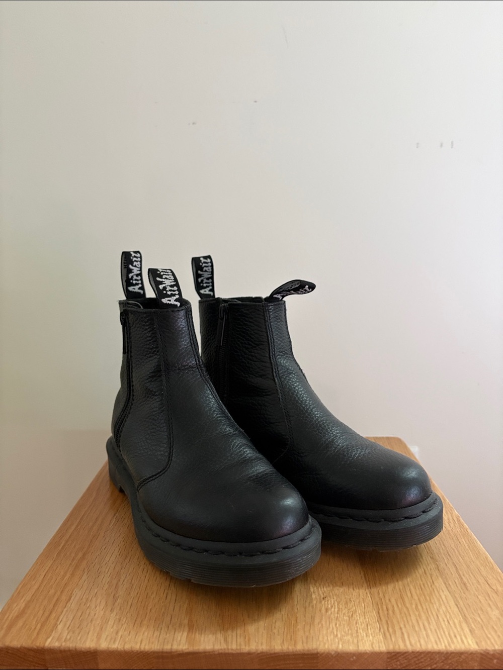 Dr. Martens Black Leather Chukka Boots